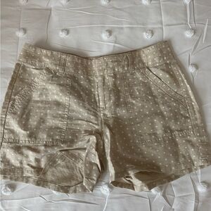 Banana Republic Polka Dot Tan Women's Shorts
